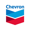 Chevron gas station brand logo: blue Chevron wordmark with red and blue chevron triangle mark