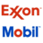 Exxon gas station brand logo: red Exxon wordmark with stylized double X