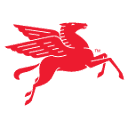caballo Pegaso rojo en vuelo