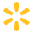 Logo de marca de gasolina Walmart: marca distintiva amarilla